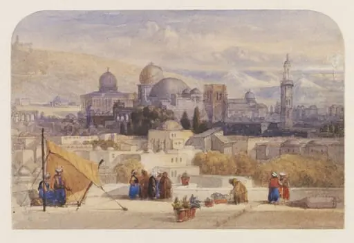 Jerusalem from the Terrace of the Latin Convent, by William Leighton Leitch