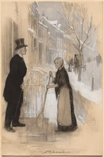 An Old Man Had Come out of One of the Houses, from "Not Honorably Discharged", by William Leroy Jacobs