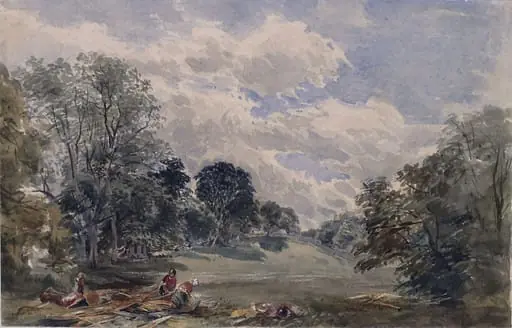 Barncluith Park, by William Linnaeus Casey