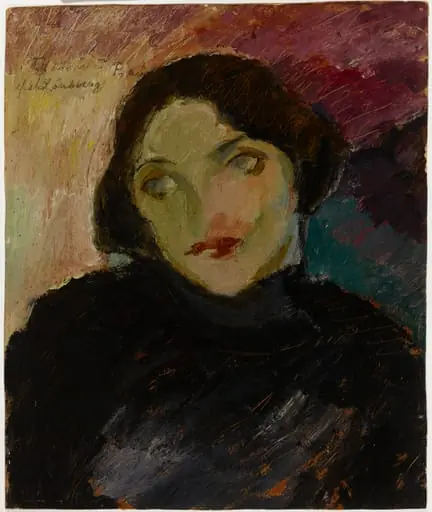 Hilja Ramstedtin muotokuva, by William Lönnberg