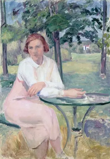Puutarhassa, by William Lönnberg