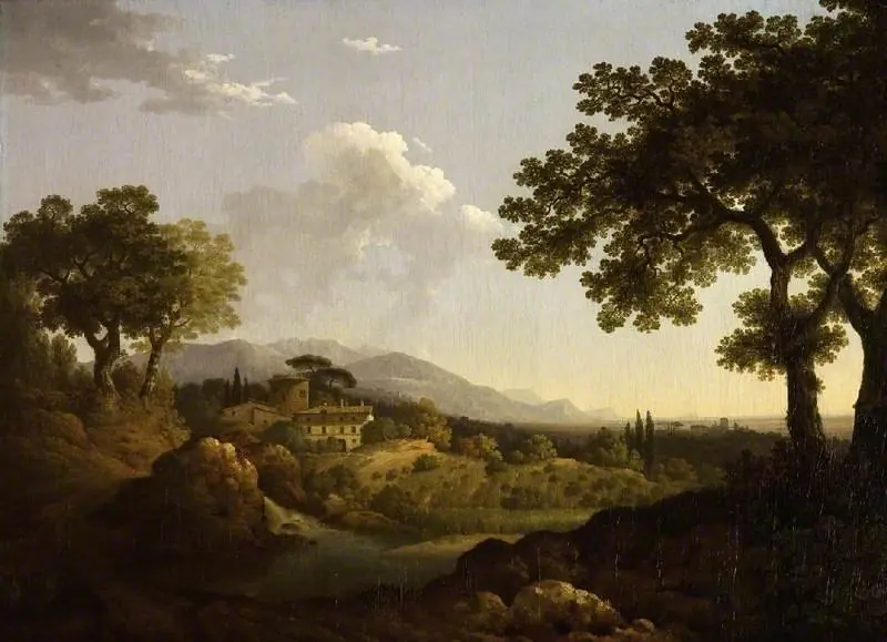 View near Naples, by William Marlow