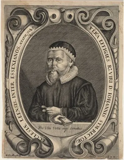 John Sym, Rector of Leigh and Essex, by William Marshall