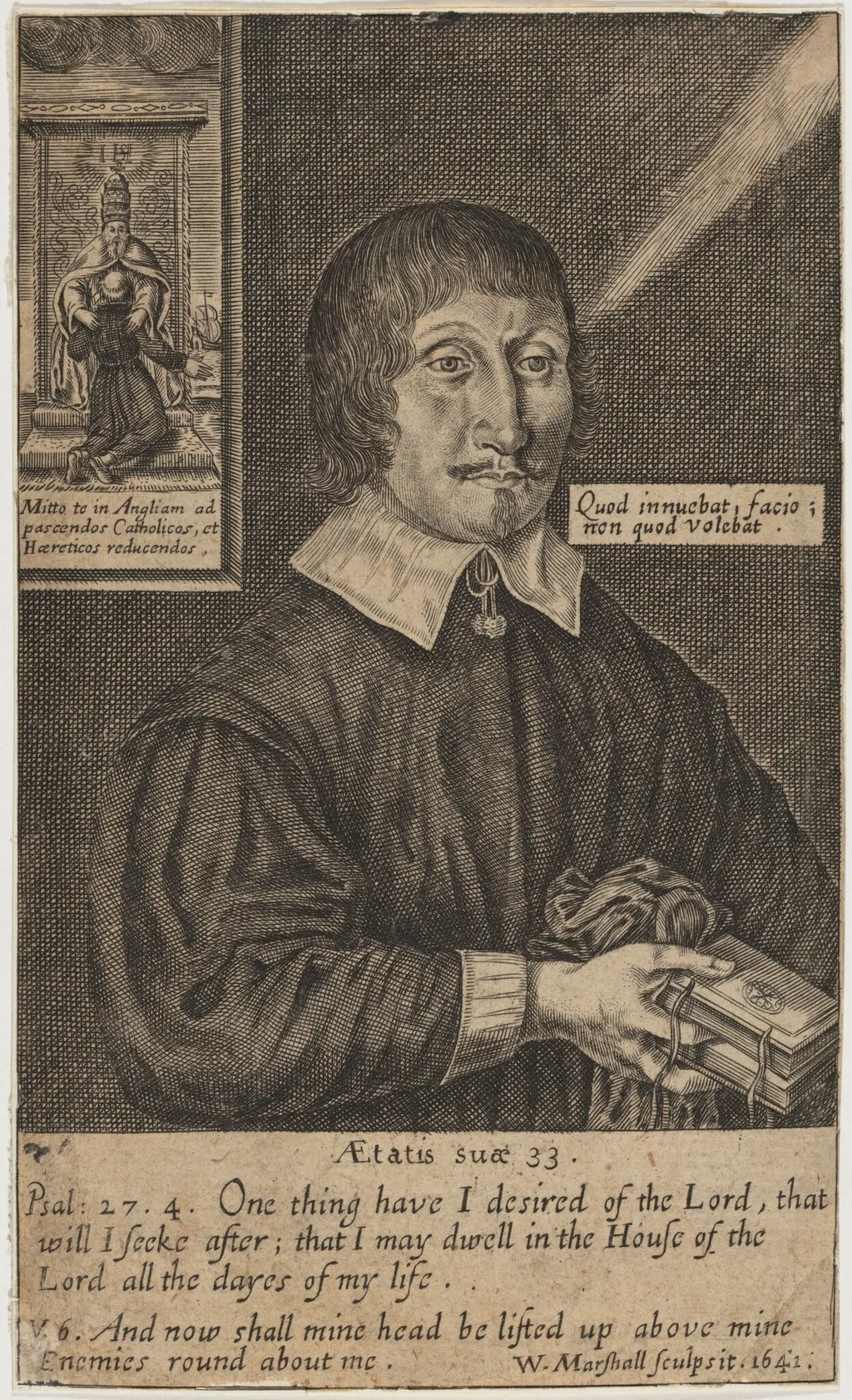Richard Carpenter, by William Marshall, ink, 1640