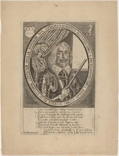 Robert Devereux, Third Earl of Essex, by William Marshall
