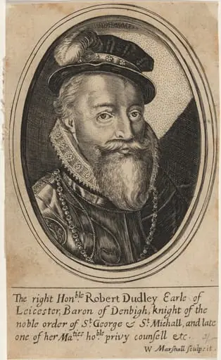 Robert Dudley, Earl of Leicester, by William Marshall