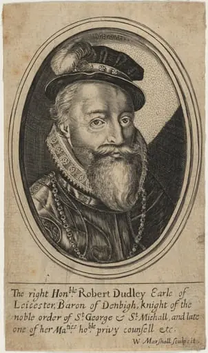 Robert Dudley, Earl of Leicester, by William Marshall