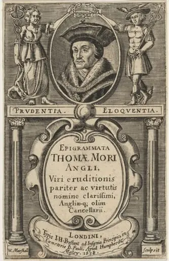 Sir Thomas More, Epigrammata, by William Marshall