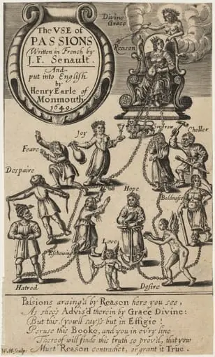 Title Page to J.F. Lenault, The Use of the Passions, by William Marshall