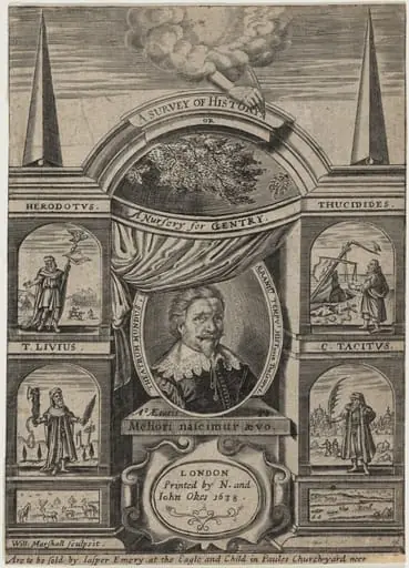 Title page to R. Brathwait, A Survey of History, by William Marshall