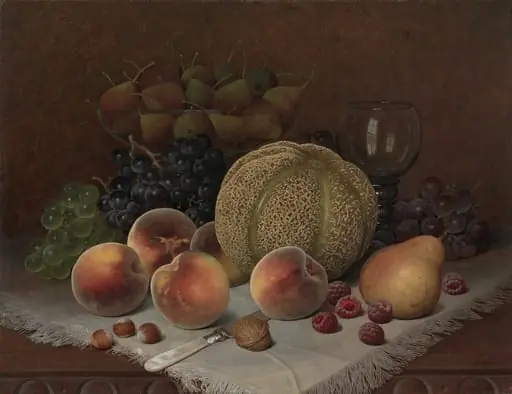 Still Life with Cantaloupe, by William Mason Brown