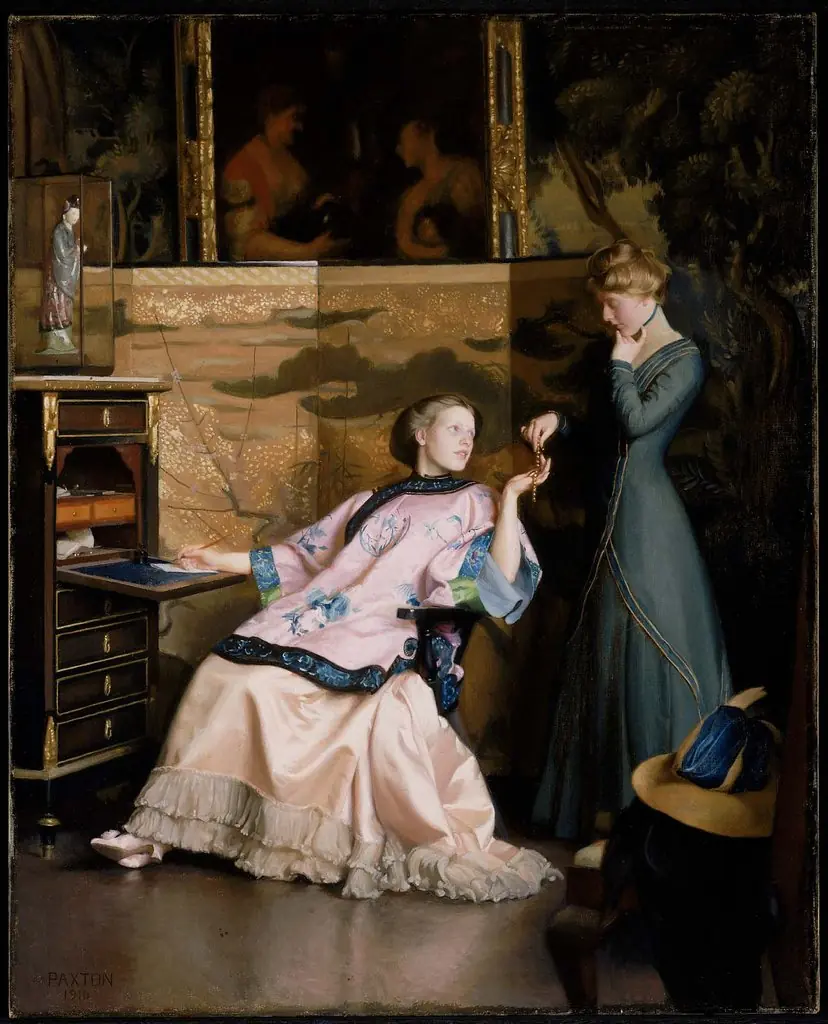 The New Necklace, by William McGregor Paxton