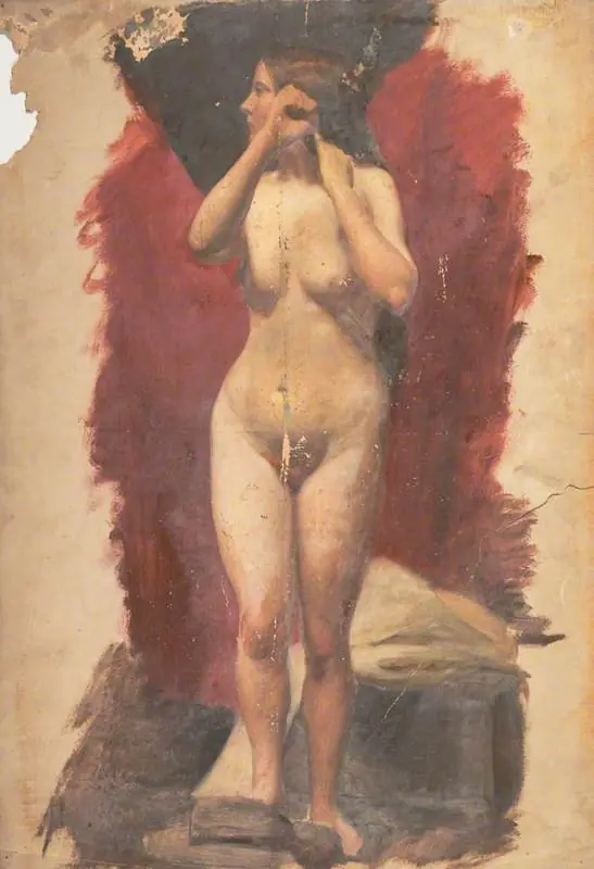 Life Study: Standing Female Nude, by William McTaggart