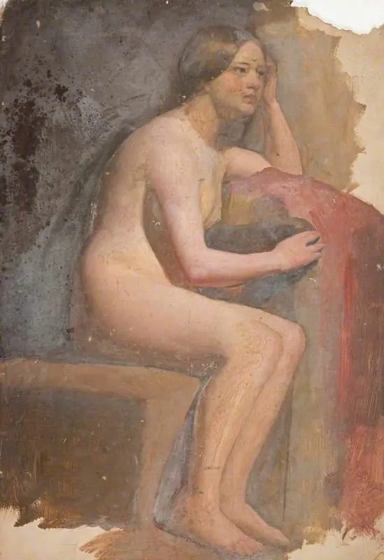Life Study: Standing Female Nude, by William McTaggart