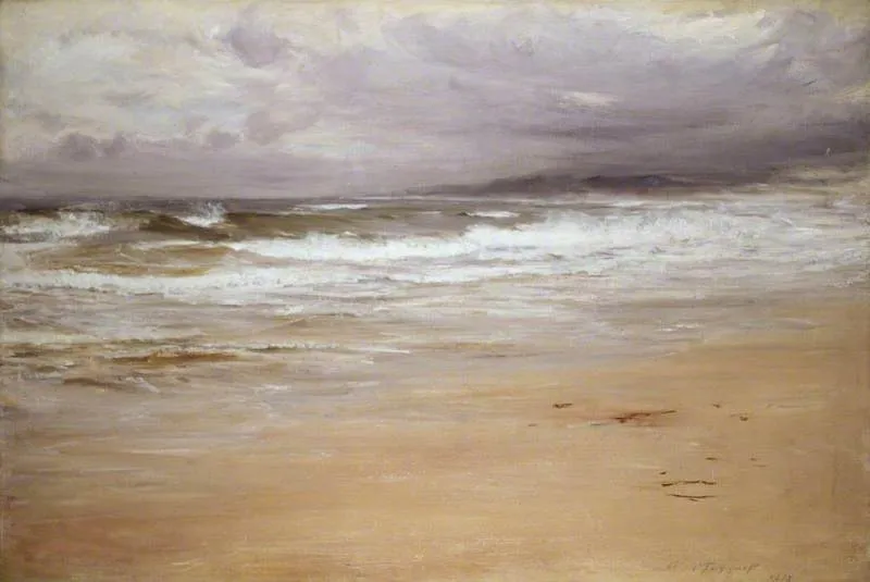 Machrihanish Bay, by William McTaggart, oil, 1890