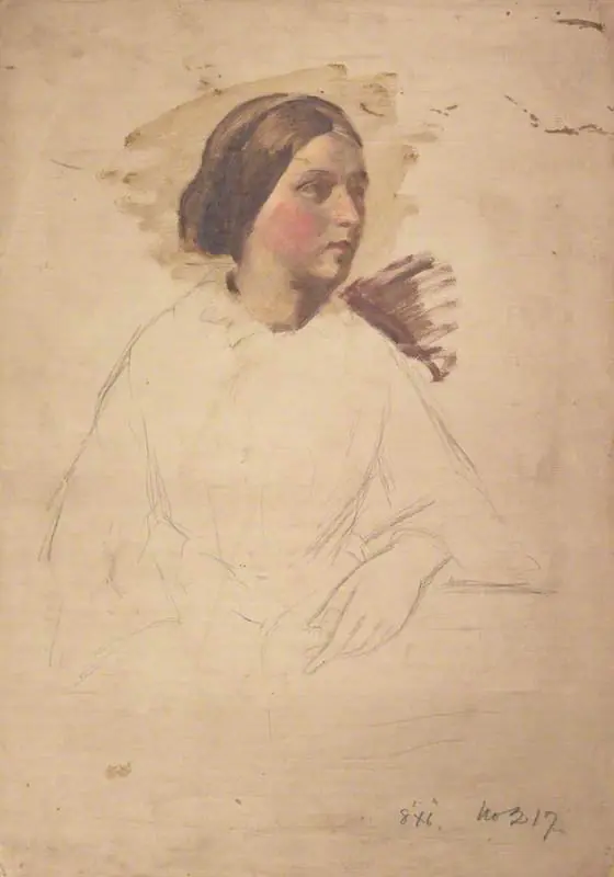 Portrait Study of a Lady, by William McTaggart