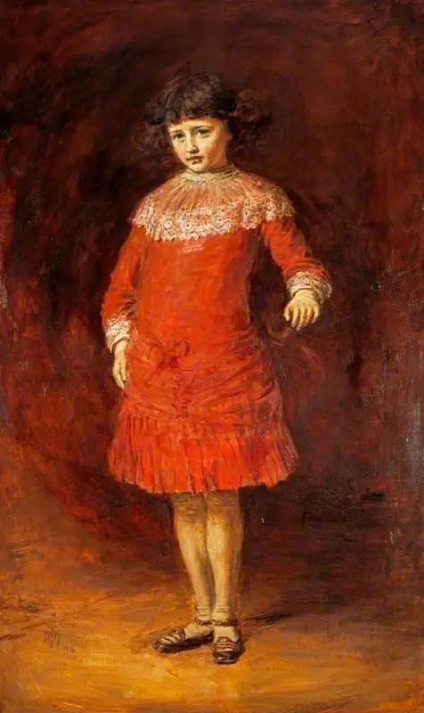 'The Belle' (The Artist's Daughter, Jean Isobel McTaggart, 1880 - 1955), by William McTaggart