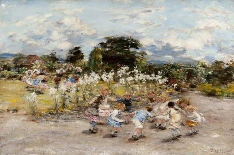 The Lilies, by William McTaggart, oil, 1898