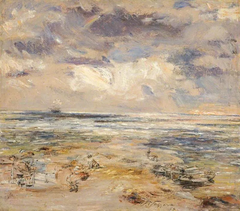 The Sailing of the Emigrant Ship, by William McTaggart, oil, 1898