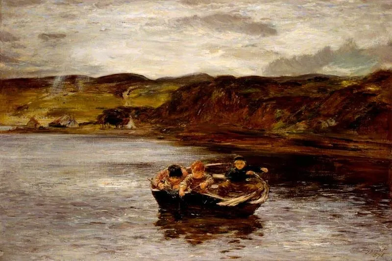 The Young Fishers, by William McTaggart, oil, 1888