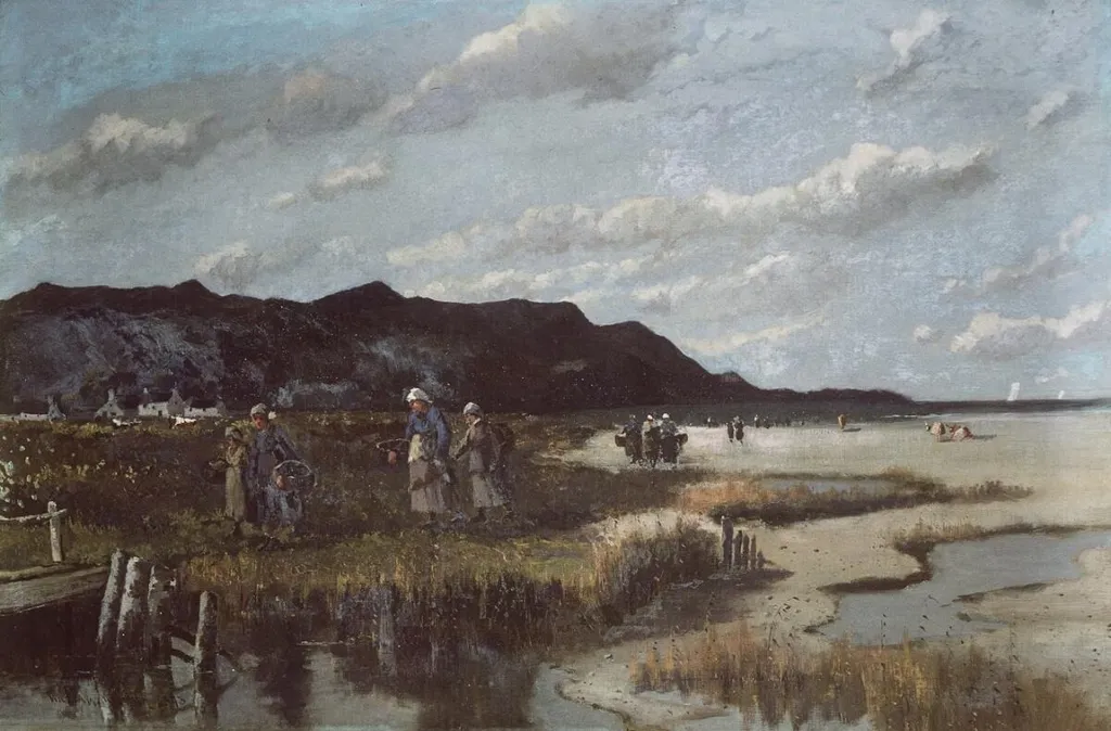 Cocklewomen, by William Meredith, oil, 1843