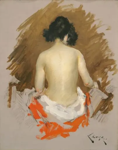 Nude, by William Merritt Chase
