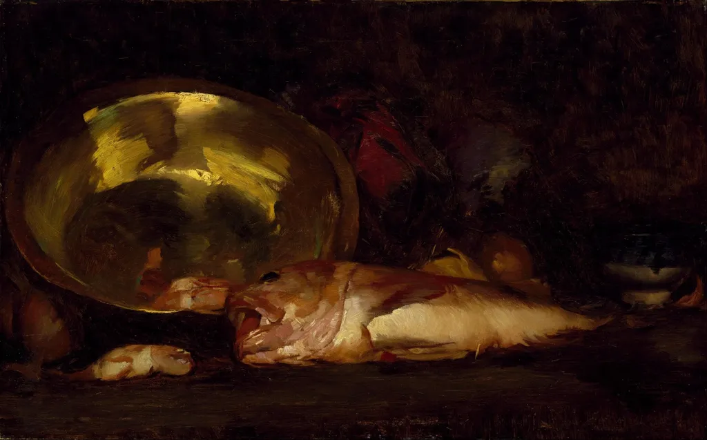 Still Life, by William Merritt Chase, oil, 1892
