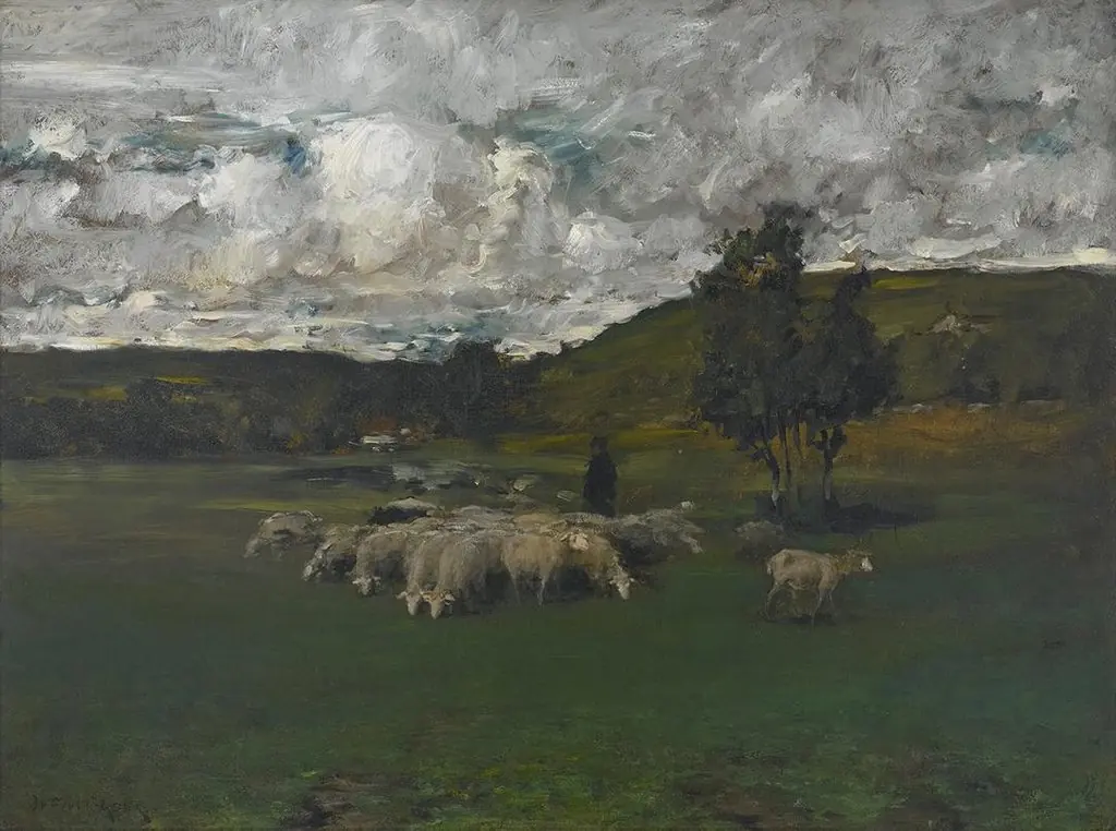View near Polling, by William Merritt Chase