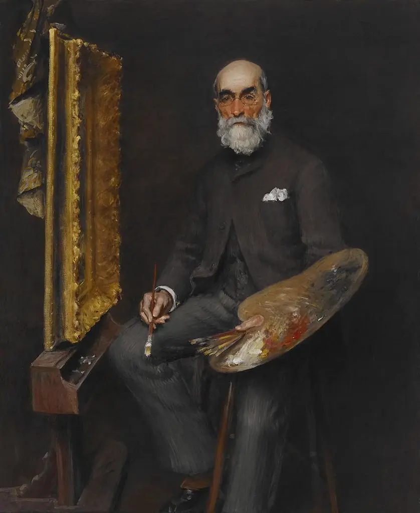 Worthington Whittredge, by William Merritt Chase