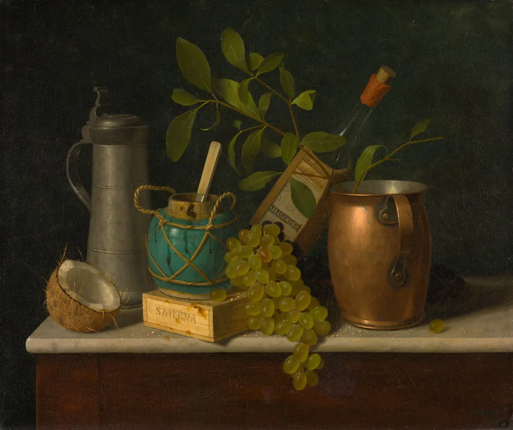 Just Dessert, by William Michael Harnett, oil, 1891