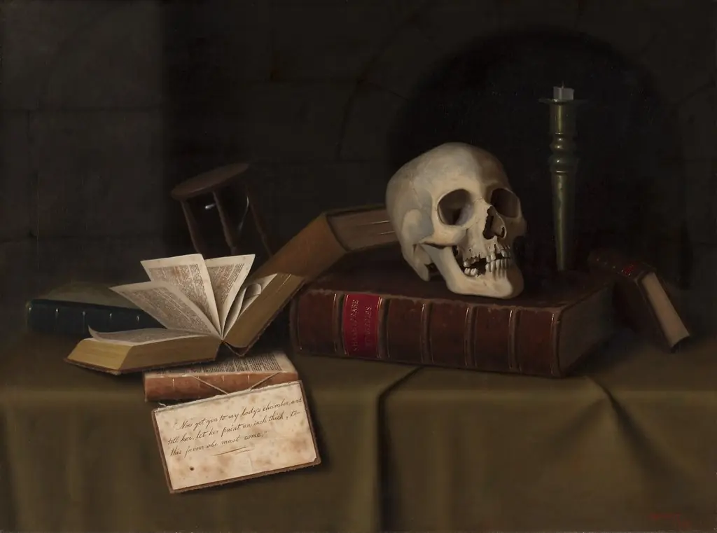 Memento Mori, "To This Favour", by William Michael Harnett
