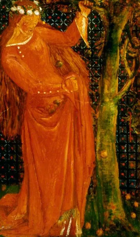 Woman Gathering Fruit, by William Morris