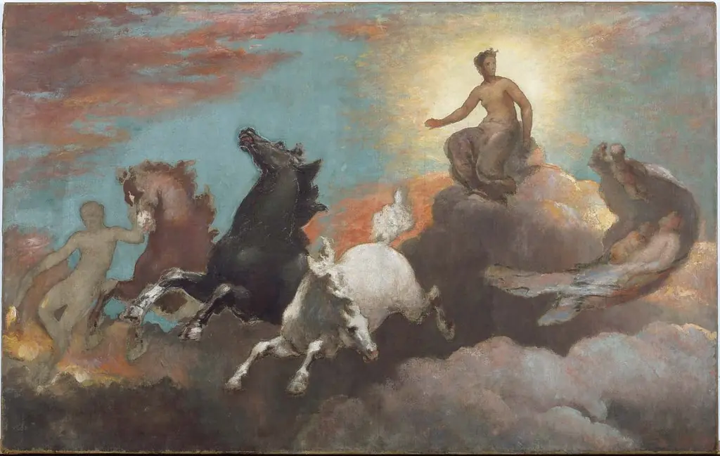 Anahita. The Flight of Night, by William Morris Hunt