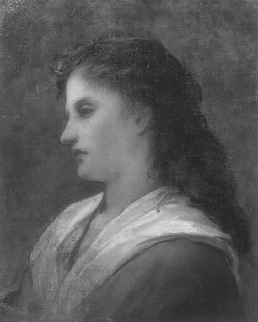 Head of a Woman, by William Morris Hunt