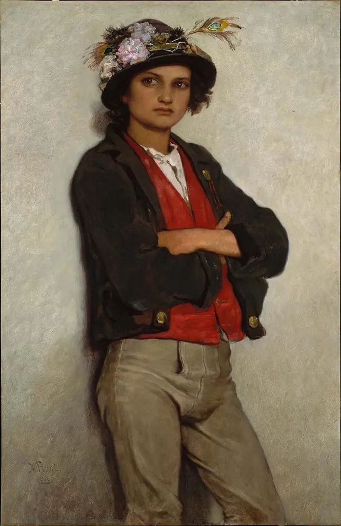 Italian Peasant Boy, by William Morris Hunt