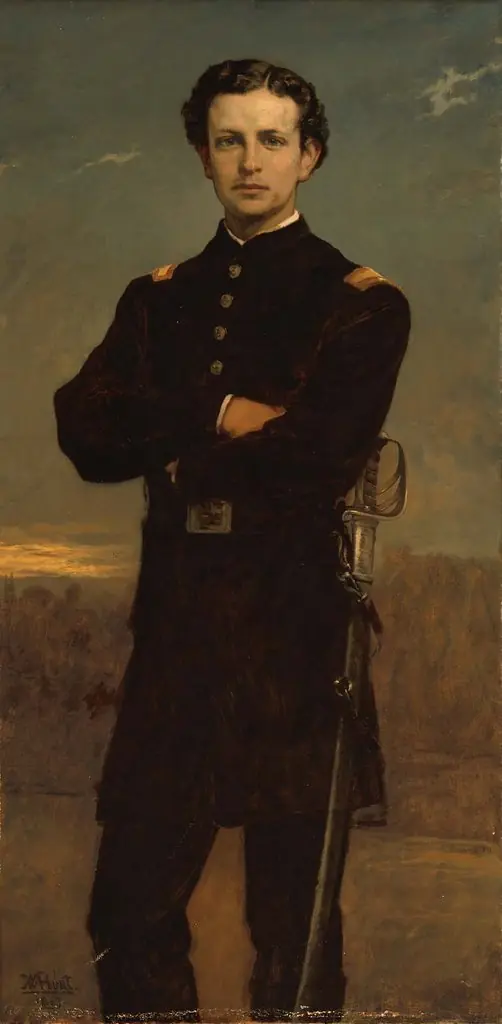 Lt. Huntington Frothingham Wolcott, by William Morris Hunt