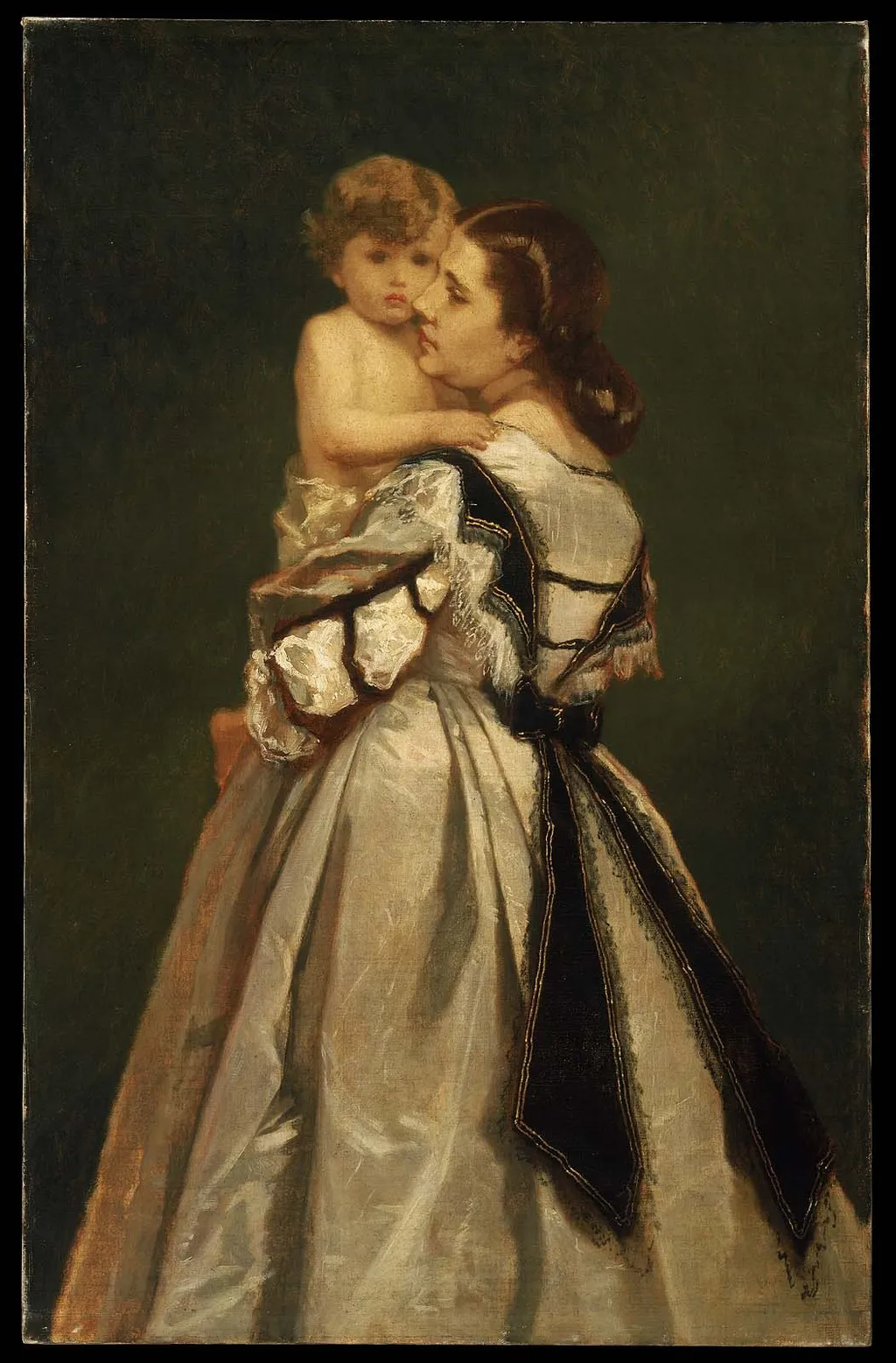 Mother and Child, by William Morris Hunt, oil, 1865