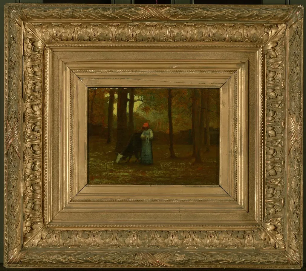 On the Edge of the Forest, by William Morris Hunt, unspecified, 1853