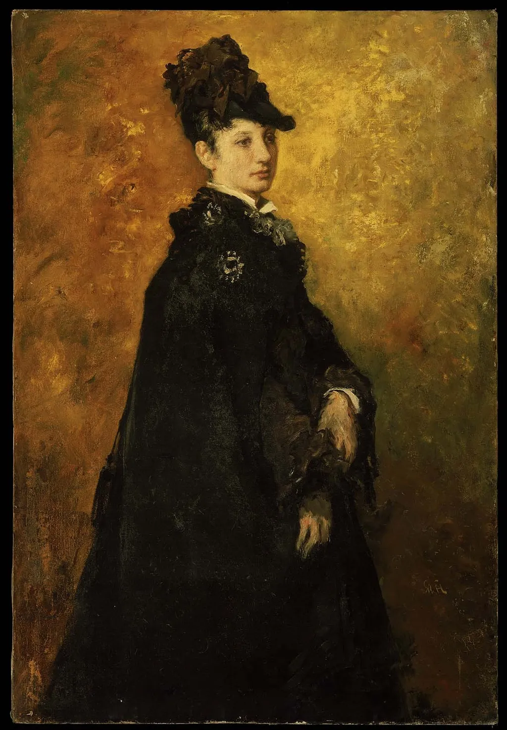 Portrait of a Lady, by William Morris Hunt, oil, 1870