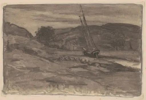 Stranded, by William Morris Hunt