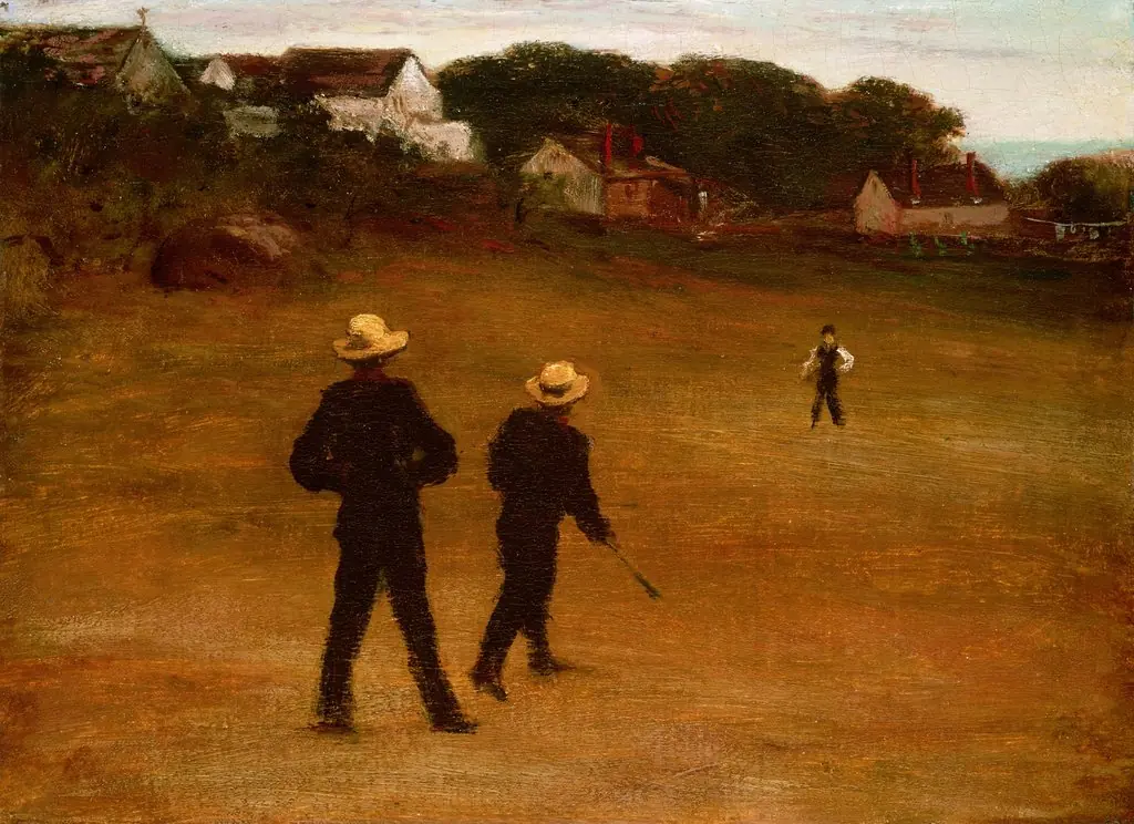 The Ball Players, by William Morris Hunt