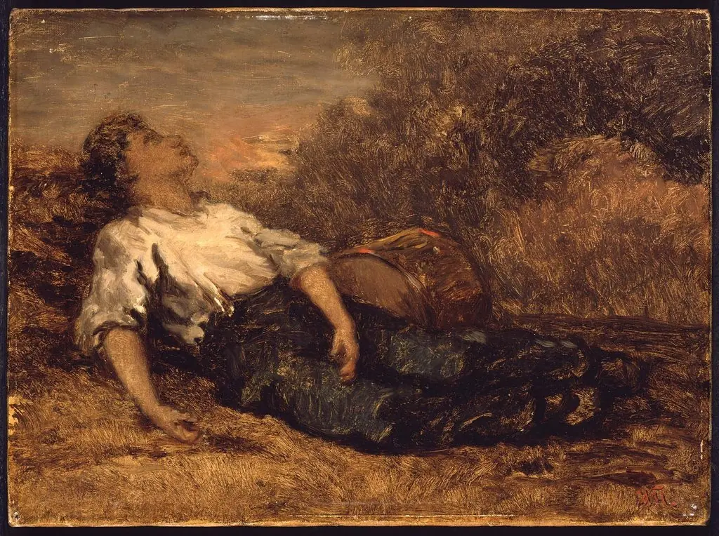 The Wounded Drummer Boy, by William Morris Hunt