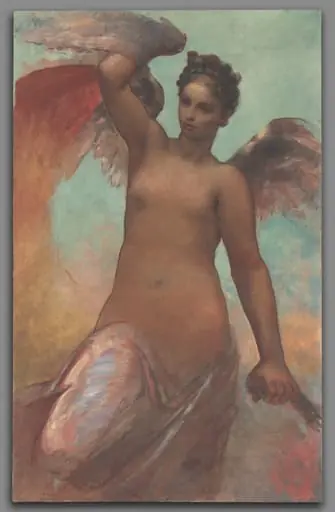Winged Fortune, by William Morris Hunt