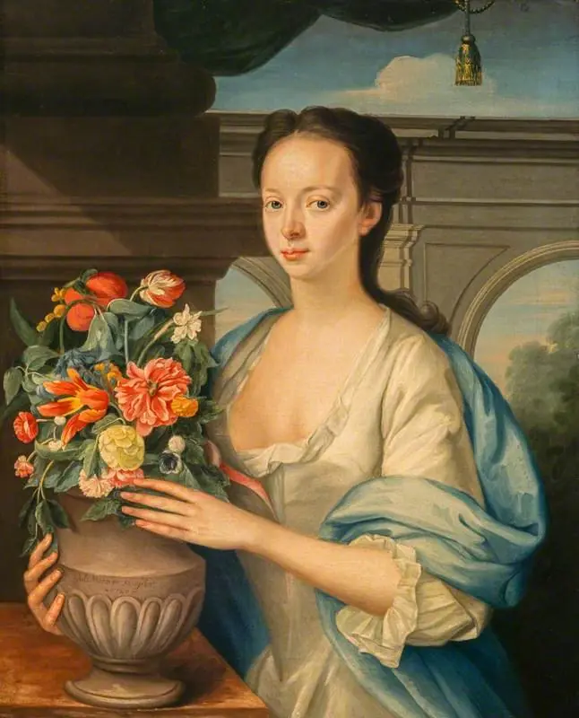 Elizabeth Drummond, Mrs James Stuart, by William Mosman