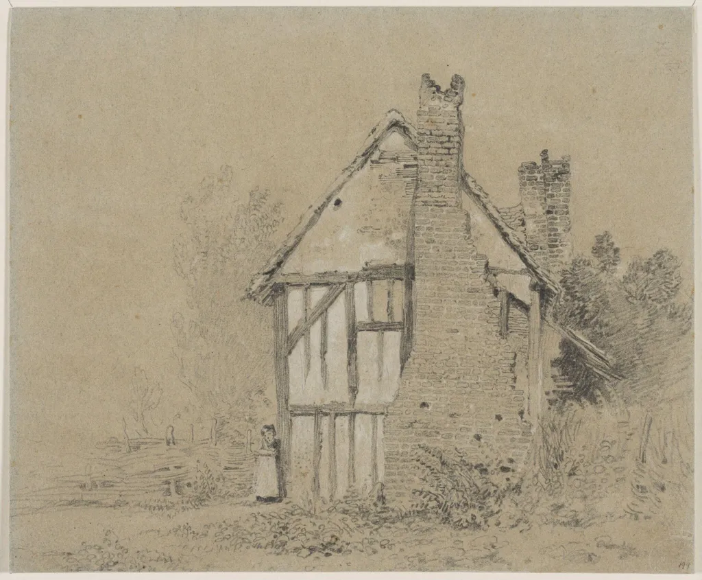 A Cottage, by William Mulready, 1850