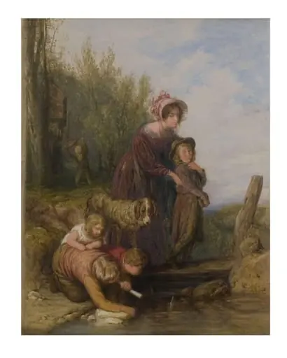 A Sailing Match, by William Mulready