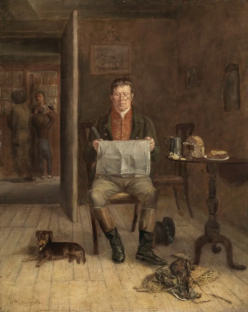 A Squire in a Tavern, by William Mulready