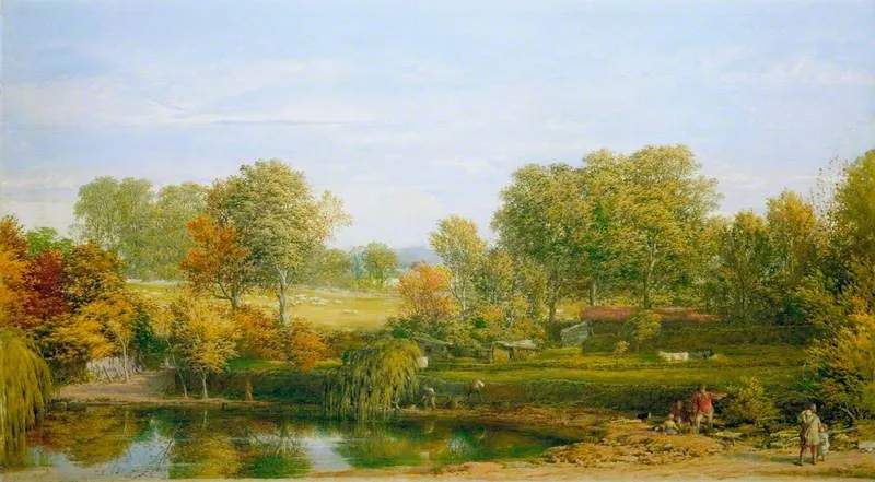 Blackheath Park, by William Mulready, oil, 1852