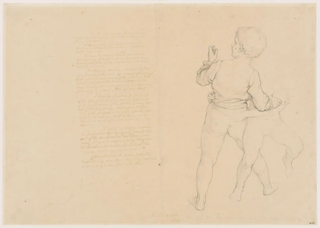 Boys Wrestling, by William Mulready, 1850