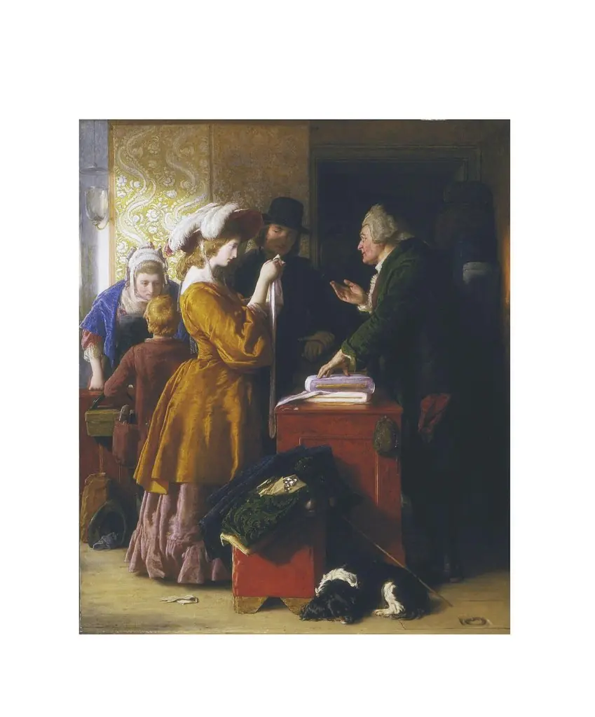 Choosing the Wedding Gown, by William Mulready